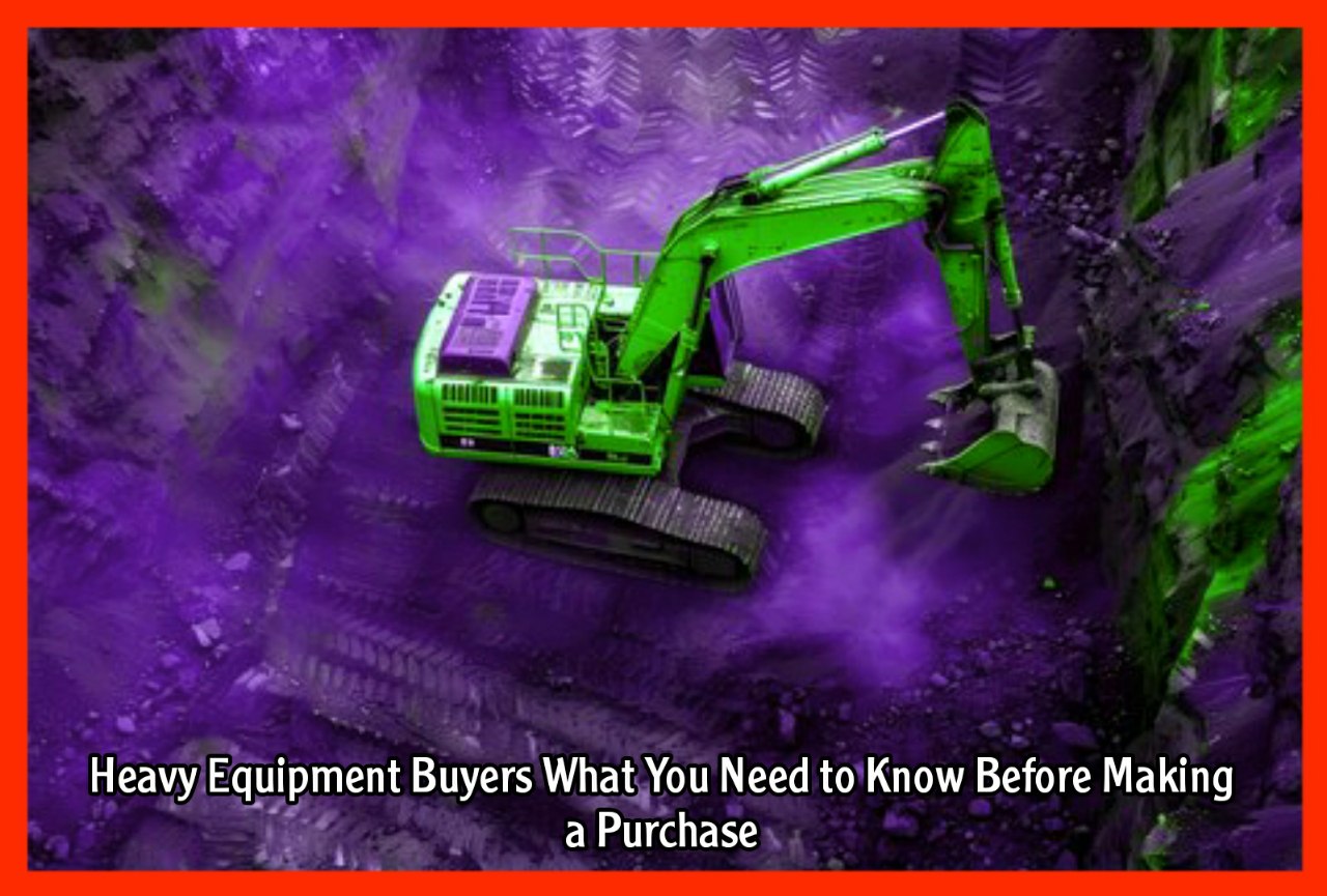 Heavy Equipment Buyers What You Need to Know Before Making a Purchase