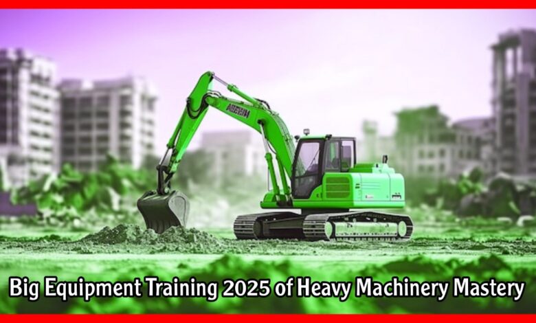 Big Equipment Training 2025 of Heavy Machinery Mastery